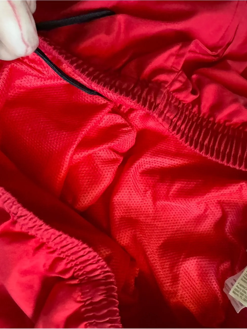 Men's Red Drawstring Nike Athletic Shorts